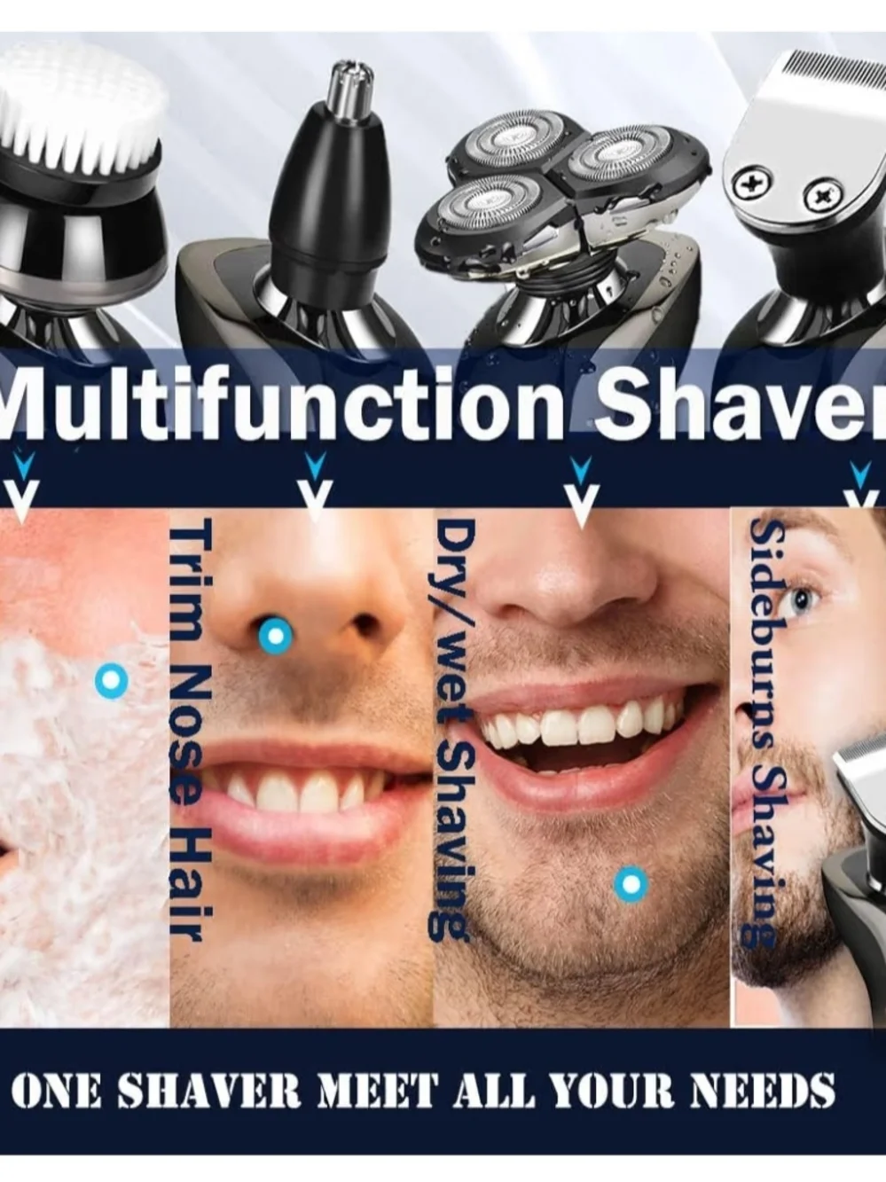 Kurener Electric Shaver Razor for Men